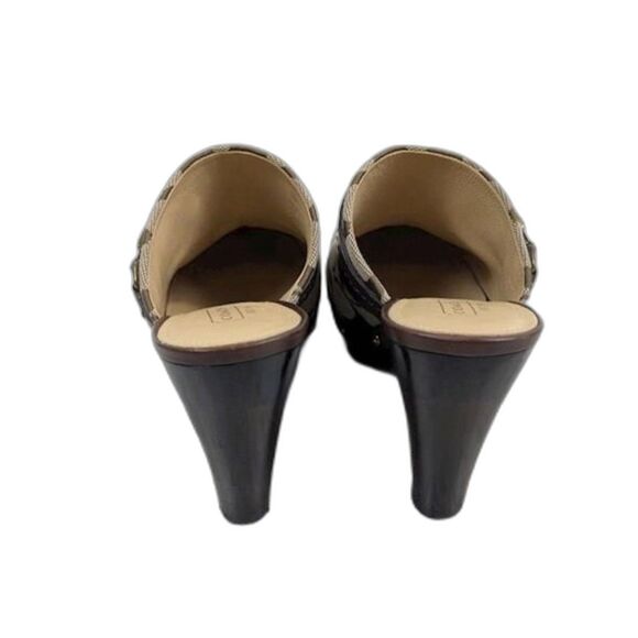 Coach Signature Ivy Clog Heels Size 6.5 - Picture 4 of 6